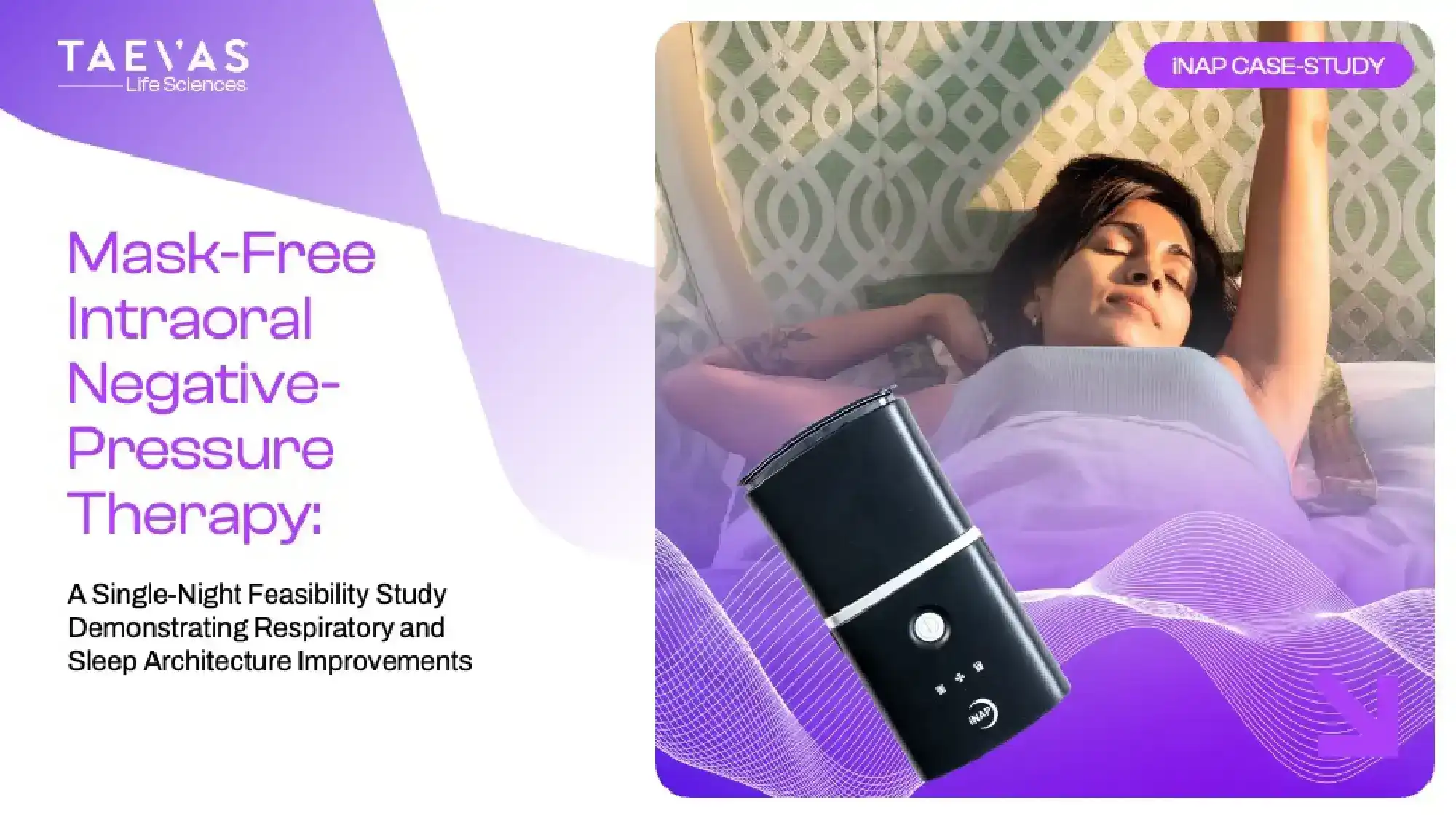 Single-Night Feasibility Study of Mask-Free Therapy