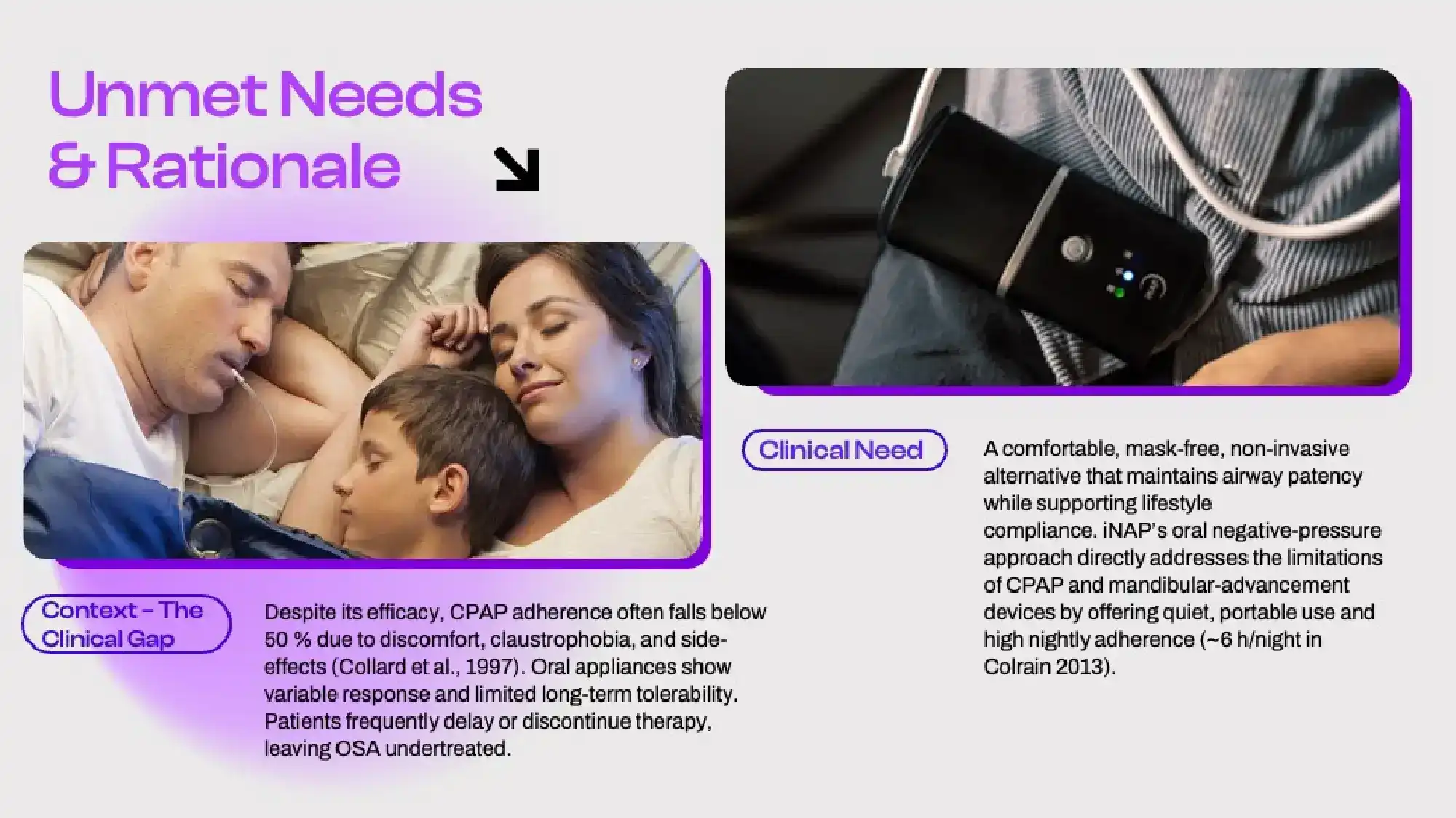 CPAP-Intolerant Professional Achieves Restful Sleep