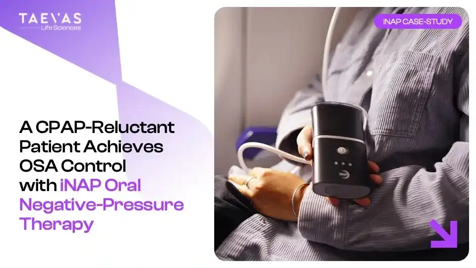 CPAP-Reluctant Patient Achieves OSA Control With INAP